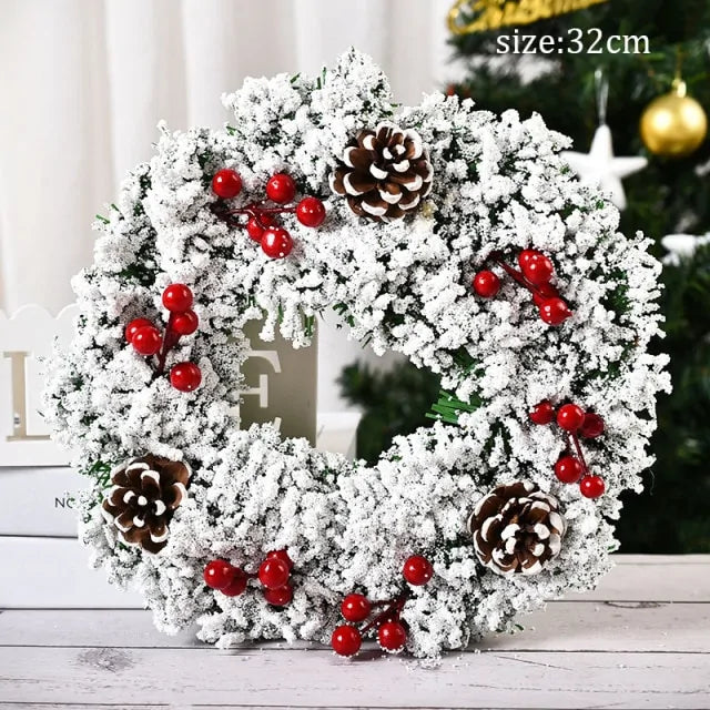 Christmas Wreath Door Garlands Ornaments